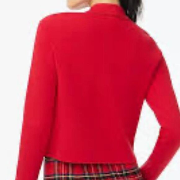 J. Crew Factory Red Cardigan Sweater - Picture 4 of 12